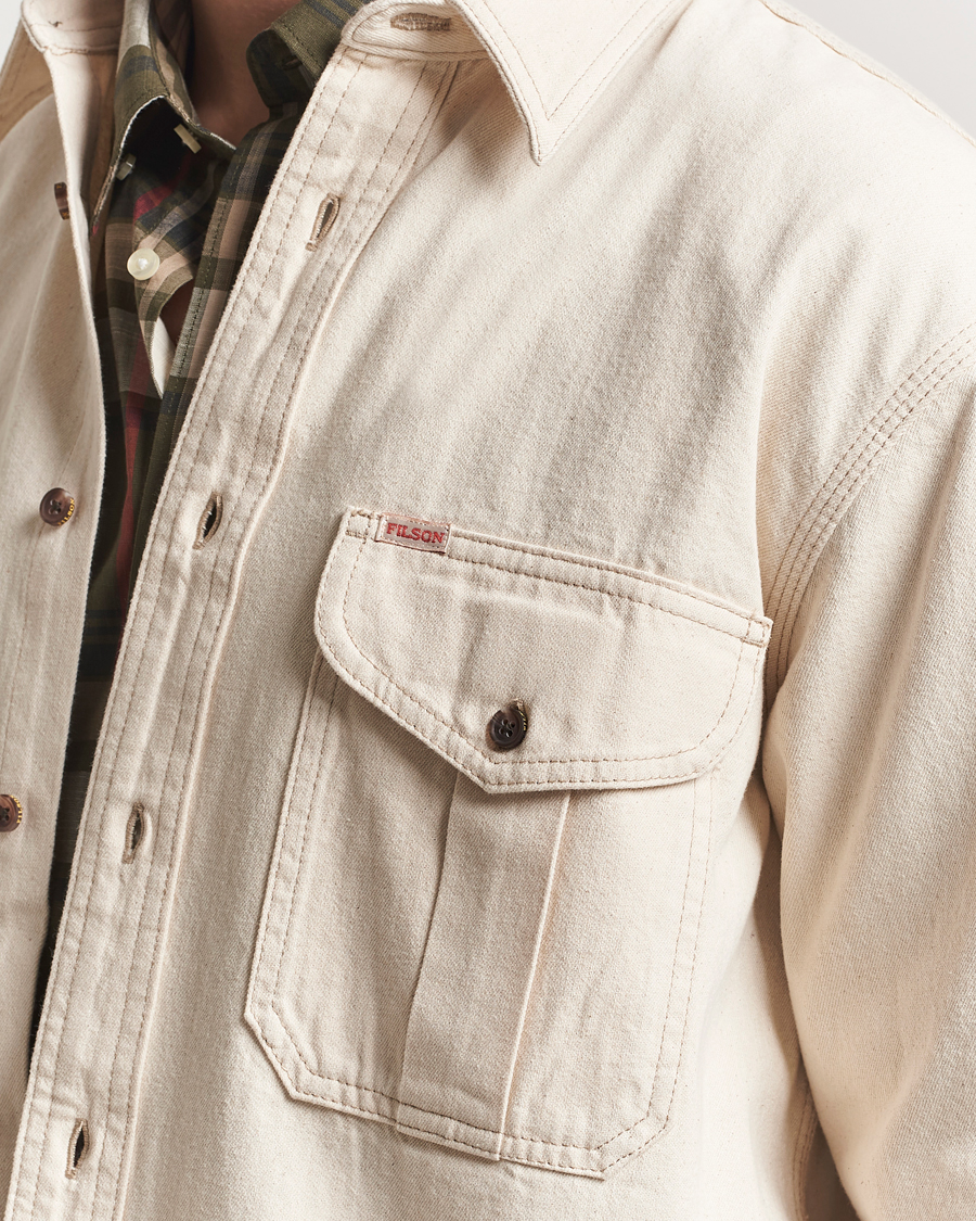 Heren | Overhemden | Filson | Denim Guide Shirt Natural Seed