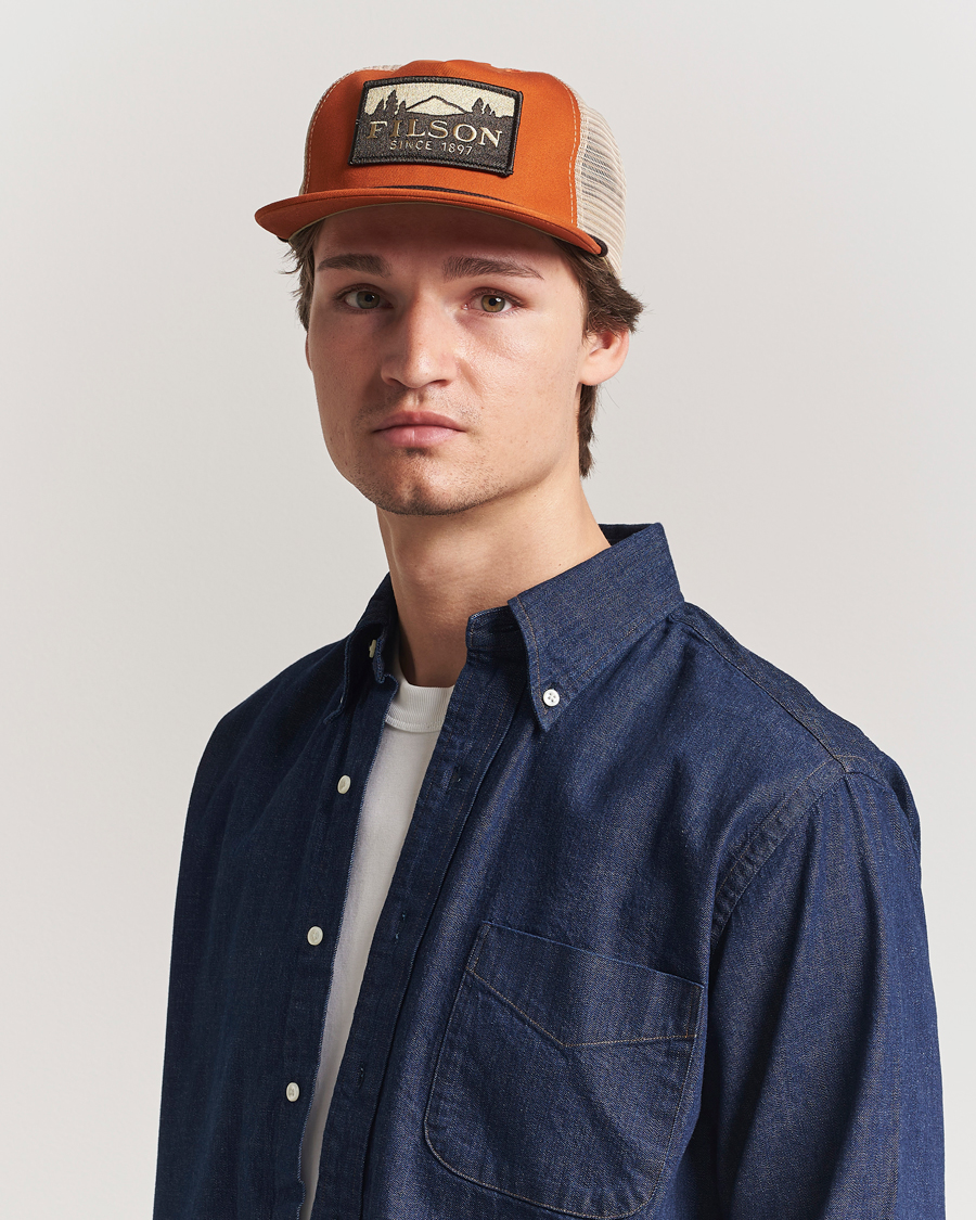 Heren | Hoeden en petten | Filson | Trucker Mesh Cap Iron Rust