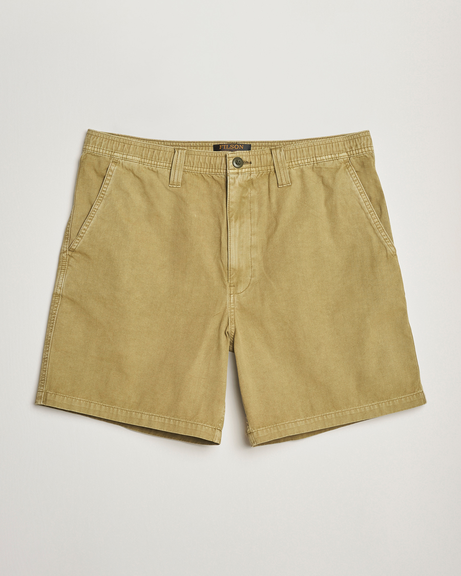 Heren | Korte broek | Filson | Oakville Canvas Shorts Slate Olive