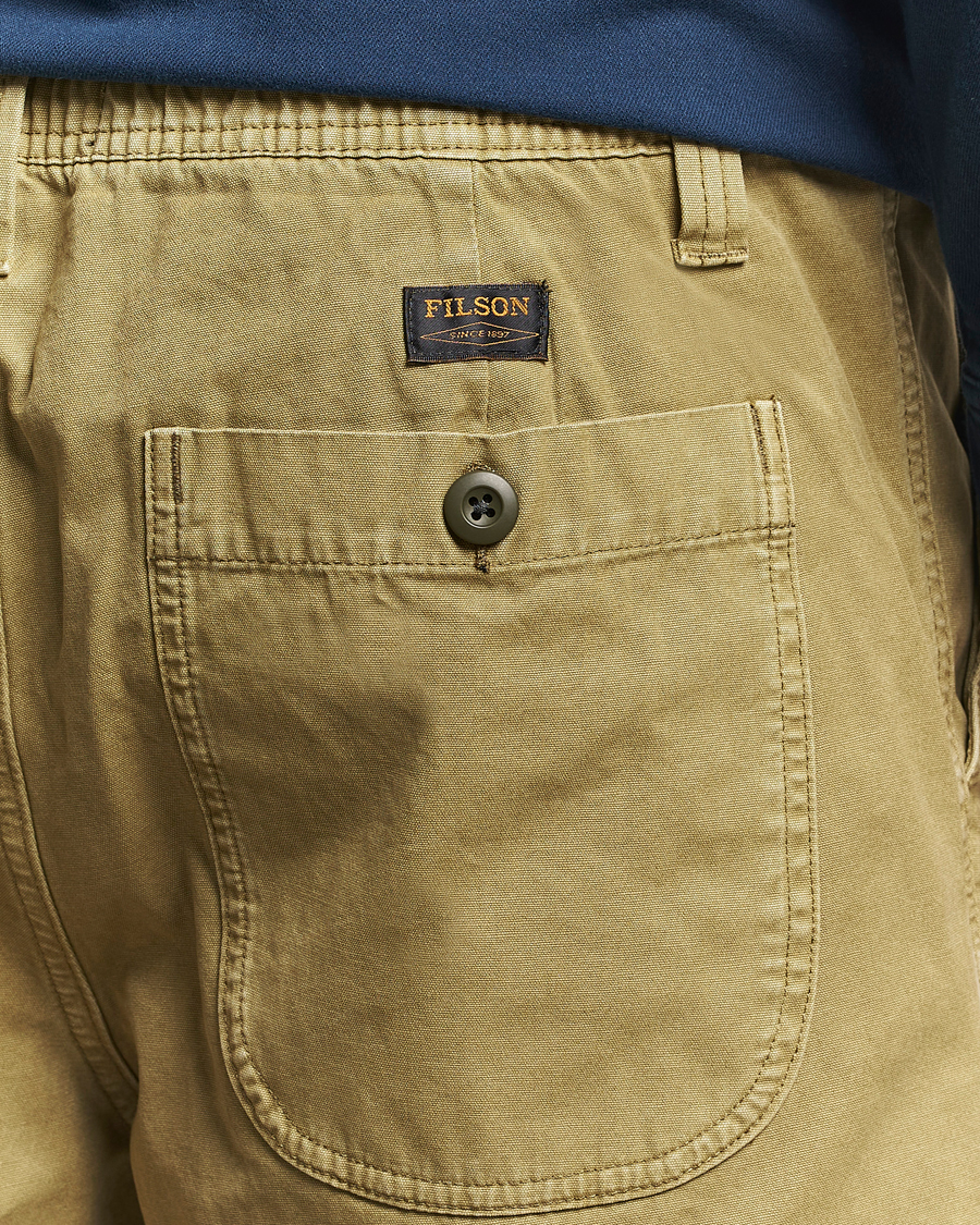 Heren | Korte broek | Filson | Oakville Canvas Shorts Slate Olive
