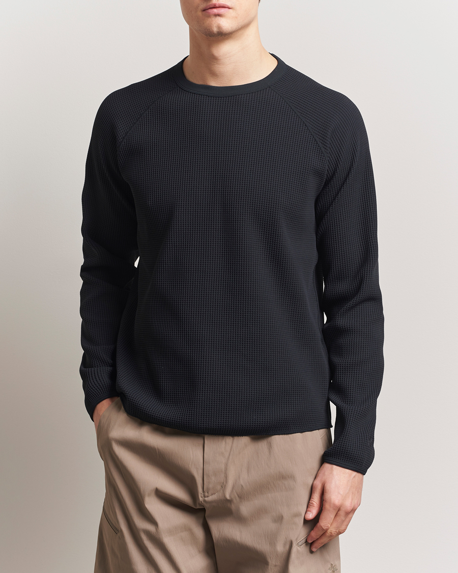 Heren | T-shirts | Goldwin | WF Light L/S T-Shirt Black