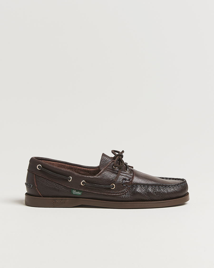 Heren | Bootschoenen | Paraboot | Barth Boat Shoe Marron Deerskin