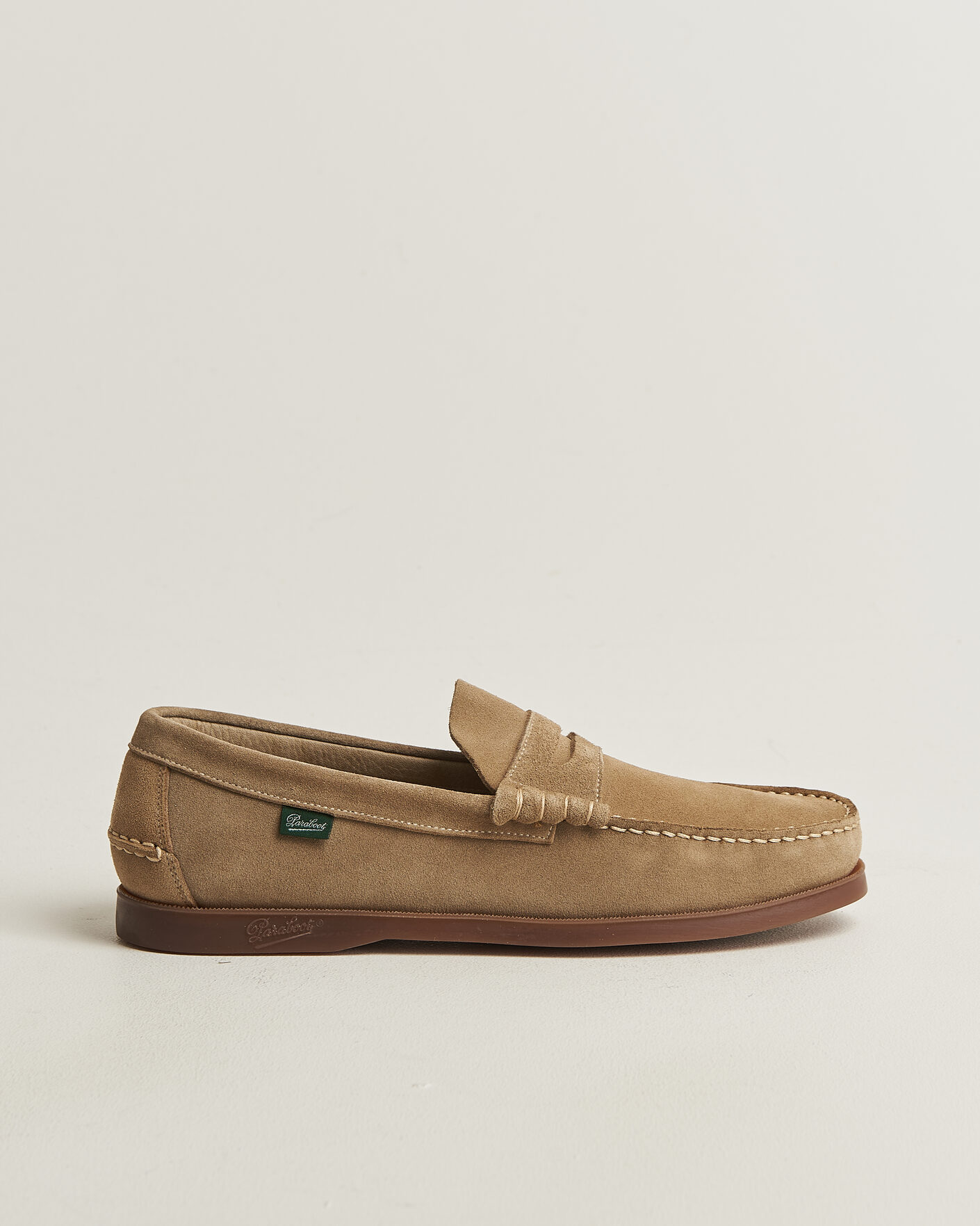 Heren | Instappers | Paraboot | Coraux Moccasin Sand Suede