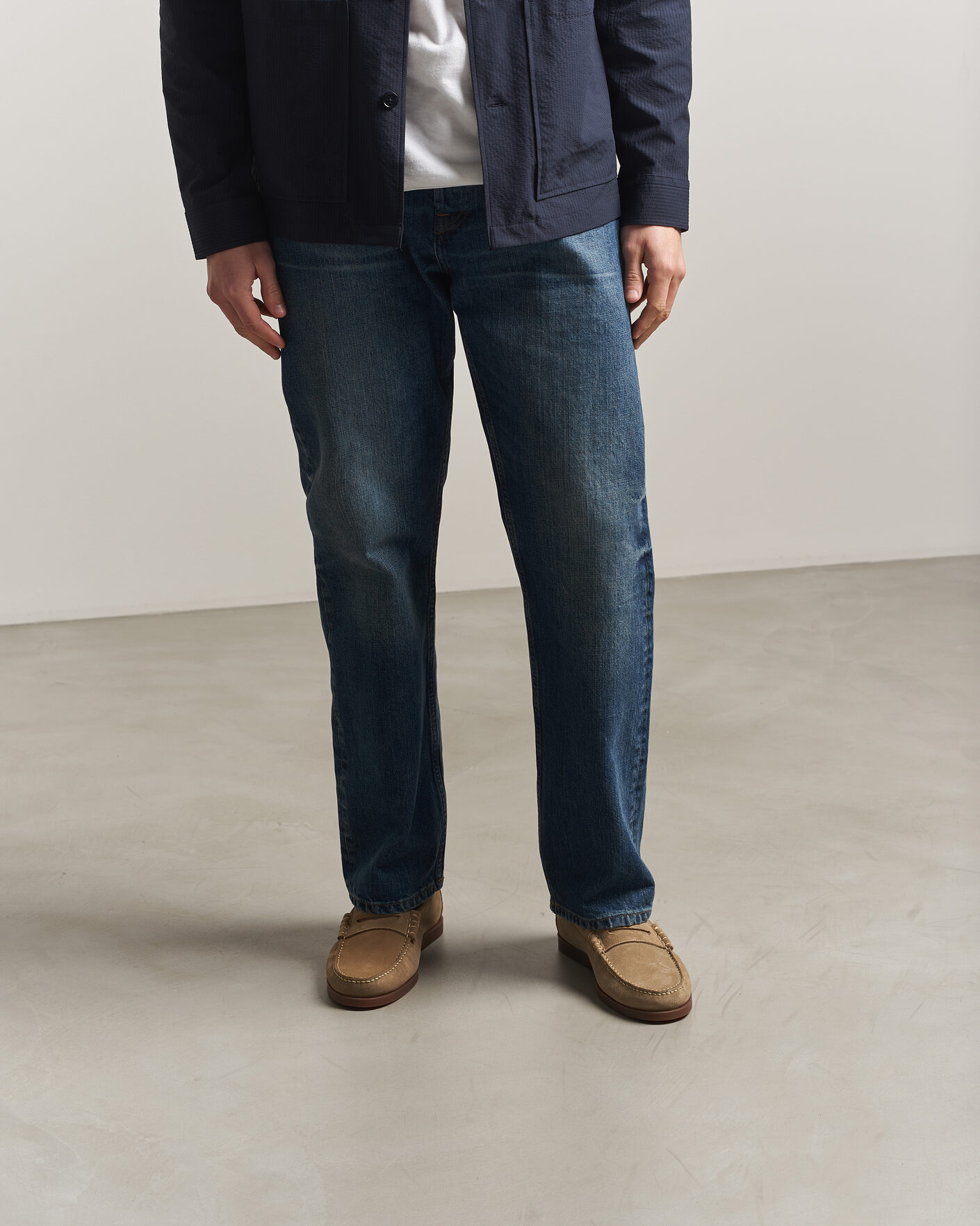 Heren | Instappers | Paraboot | Coraux Moccasin Sand Suede