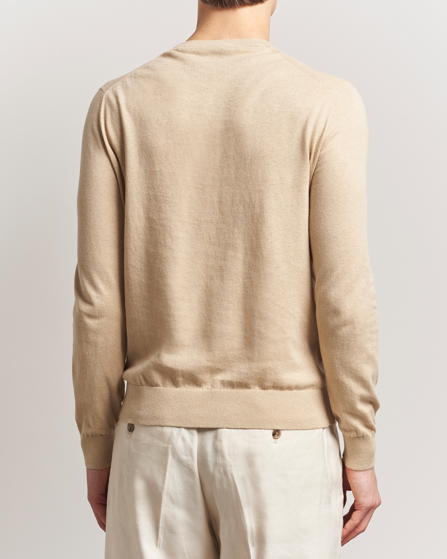 Heren | Truien | Tiger of Sweden | Connor Linen/Cotton Sweater Practical Beige