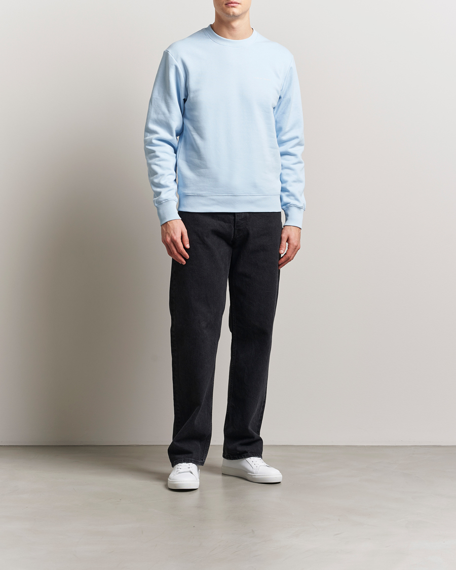 Heren | Truien | Tiger of Sweden | Emerson Crew Neck Sweatshirt Light Blue