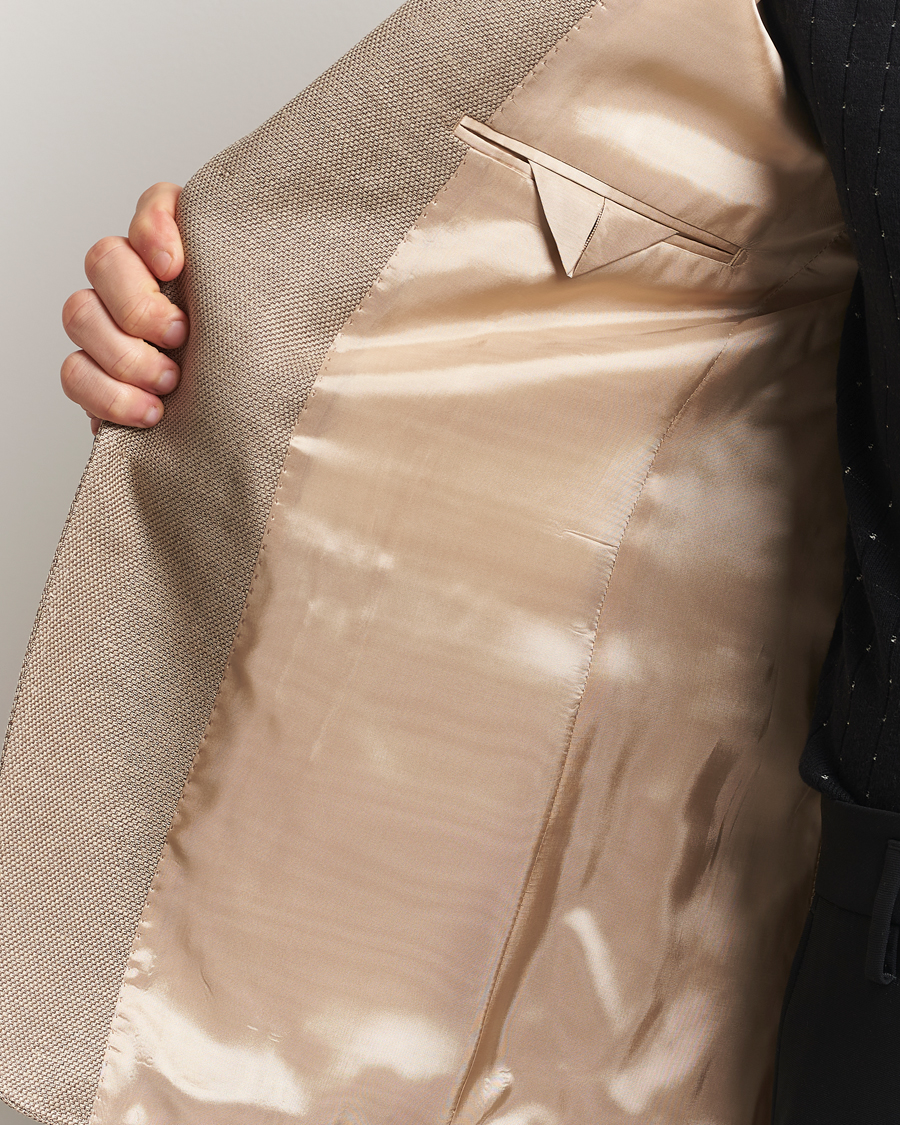 Heren | Blazers | Tiger of Sweden | Justin Linen/Cotton Structured Blazer Practical Beige