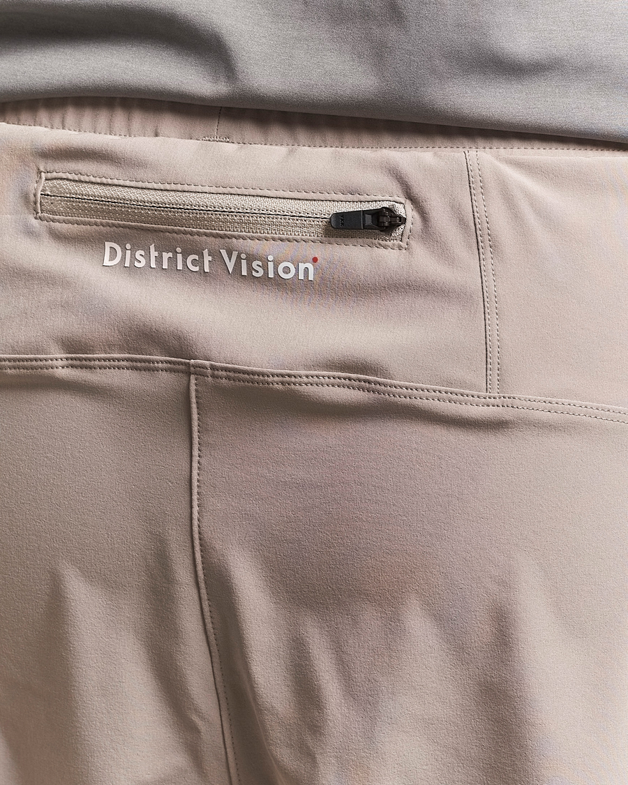 Heren | Korte broek | District Vision | Layered Pocket Trail Shorts Khaki