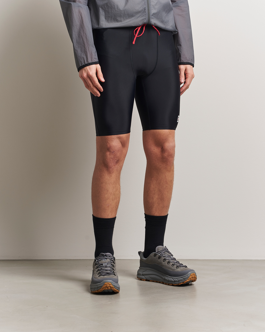 Heren | Korte broek | District Vision | 9 Inch Recycled Half Tights Black