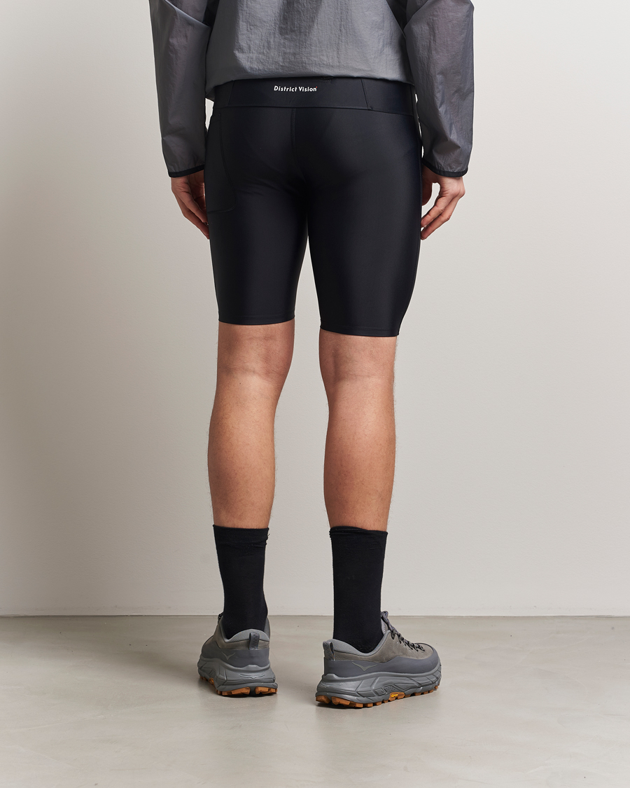 Heren | Korte broek | District Vision | 9 Inch Recycled Half Tights Black