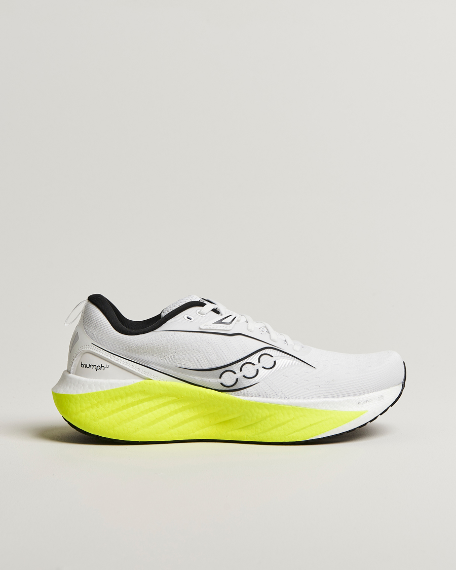 Heren | Hardloopschoenen | Saucony | Triumph 22 White/Citron