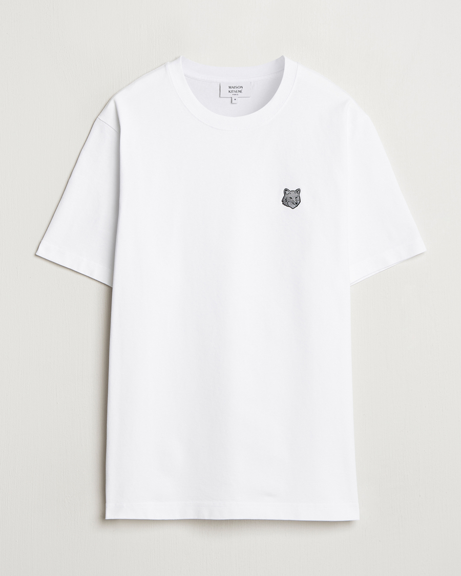 Heren | T-shirts | Maison Kitsuné | Bold Fox Head T-Shirt White