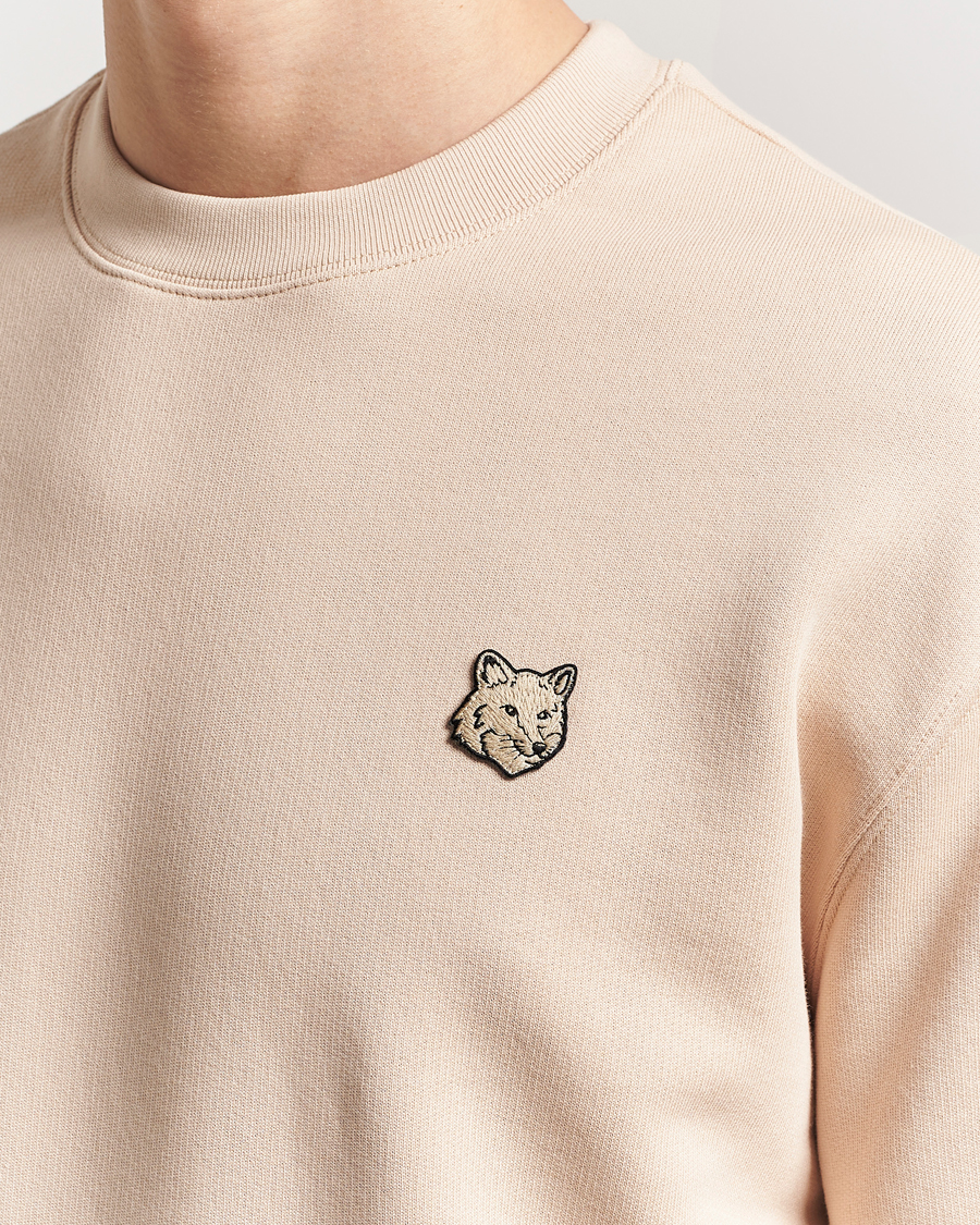 Heren | Truien | Maison Kitsuné | Tonal Fox Head Sweatshirt Smoke Beige