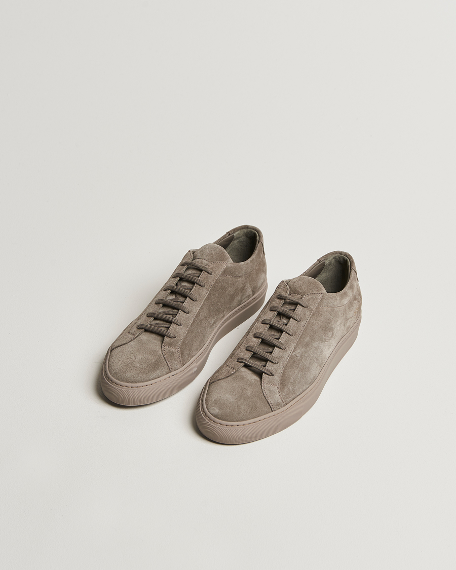 Heren | Sneakers | Common Projects | Original Achilles Suede Sneaker Taupe