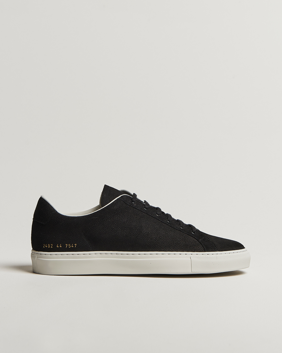 Heren | Sneakers | Common Projects | Retro Suede Sneaker Black