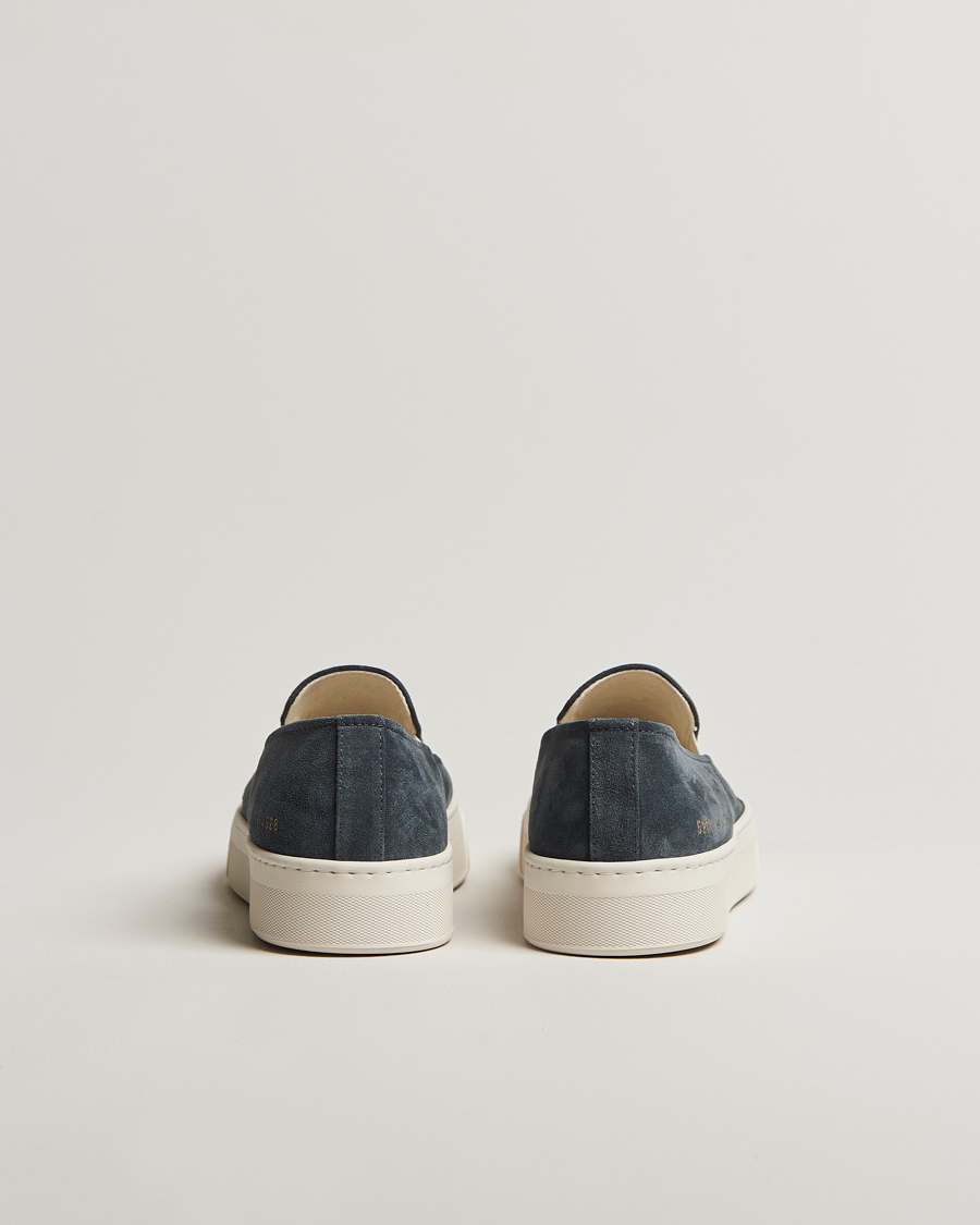 Heren | Sneakers | Common Projects | Suede Slip On Sneaker Navy