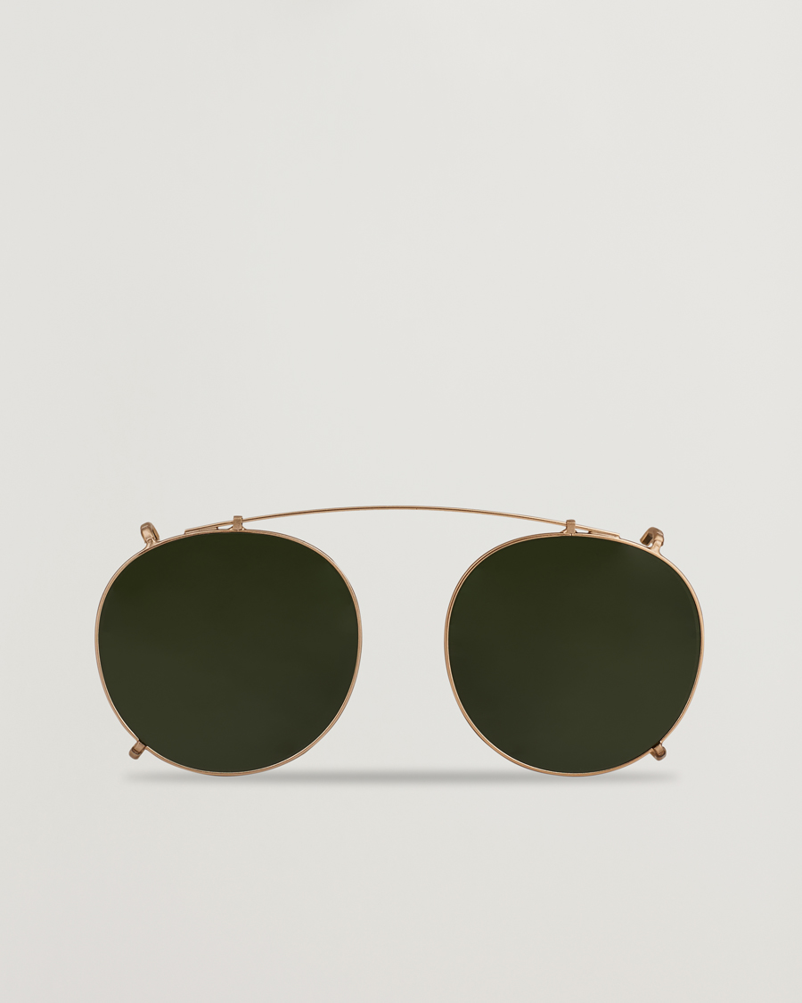 Heren | Zonnebrillen | TBD Eyewear | Clip-ons Gold/Bottle Green