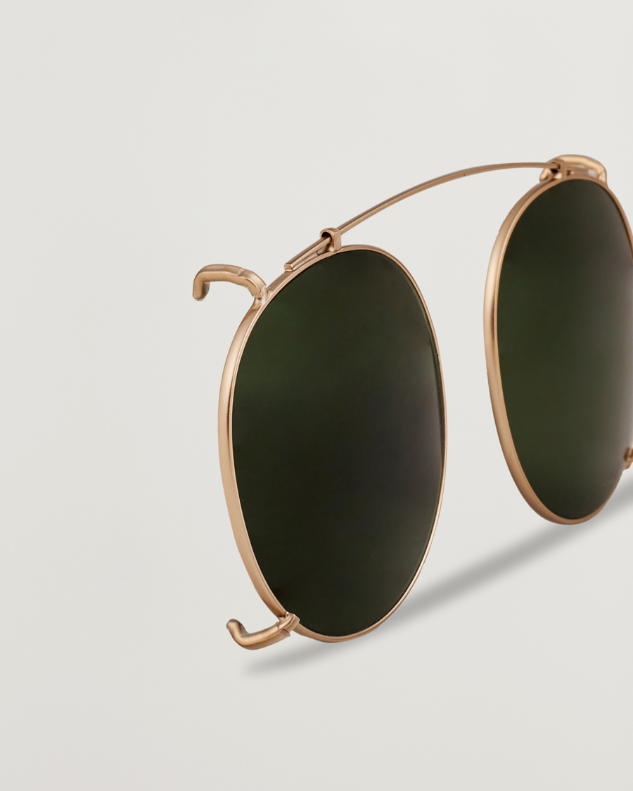 Heren | Zonnebrillen | TBD Eyewear | Clip-ons Gold/Bottle Green
