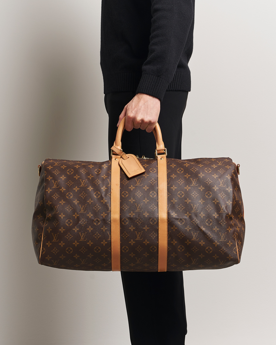 Heren | Louis Vuitton Pre-Owned Keepall Bandoulière 55 Monogram | Louis Vuitton Pre-Owned | Keepall Bandoulière 55 Monogram