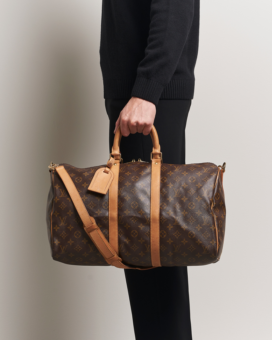 Heren | Louis Vuitton Pre-Owned Keepall Bandoulière 45 Monogram | Louis Vuitton Pre-Owned | Keepall Bandoulière 45 Monogram