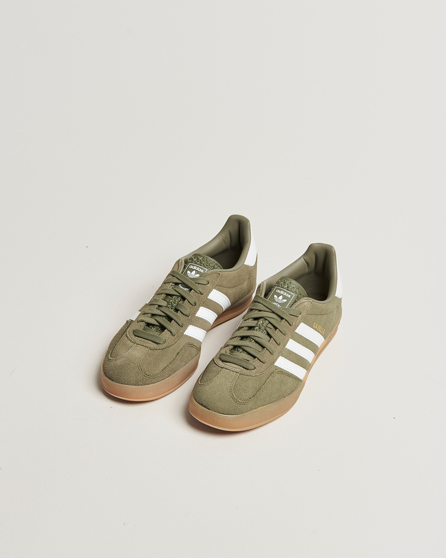 Heren | Sneakers | adidas Originals | Gazelle Indoor Sneaker Olive/White