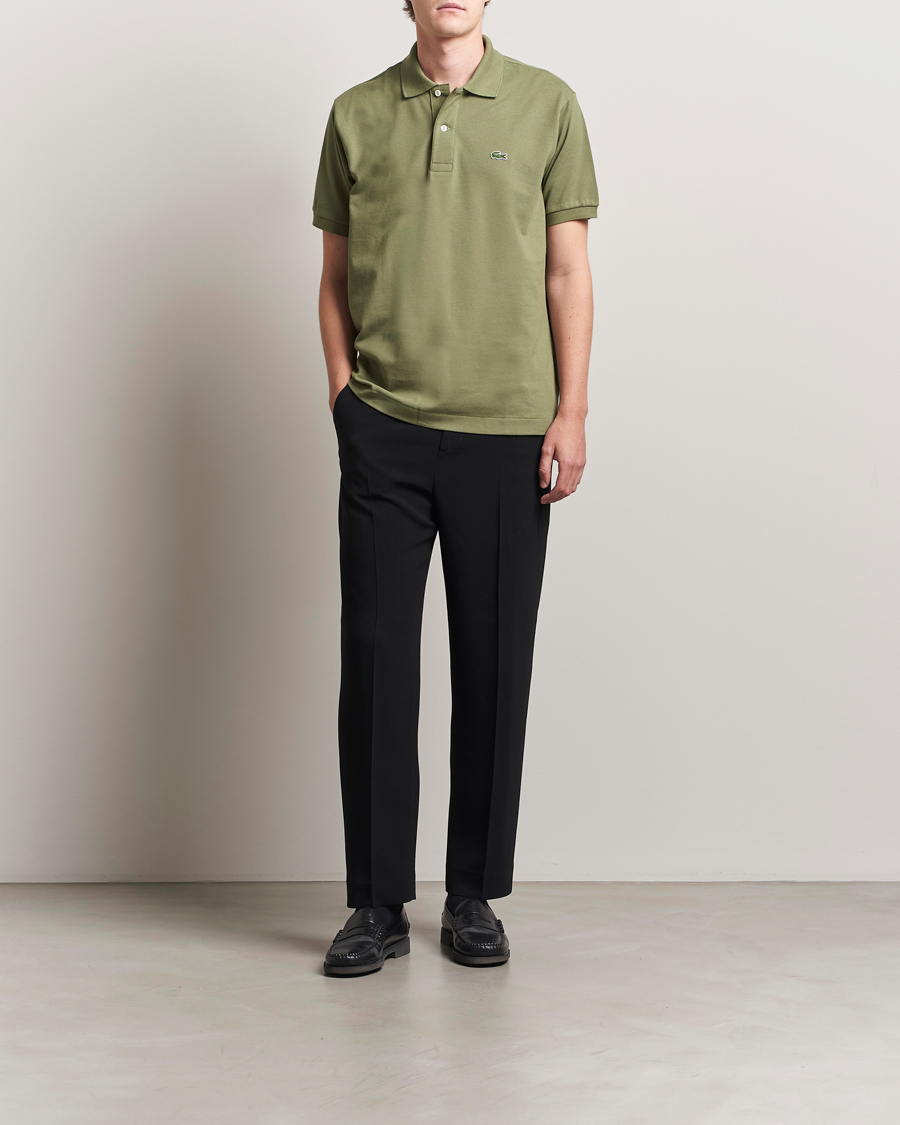 Heren | Polo's | Lacoste | Original Polo Piké Khaki Green