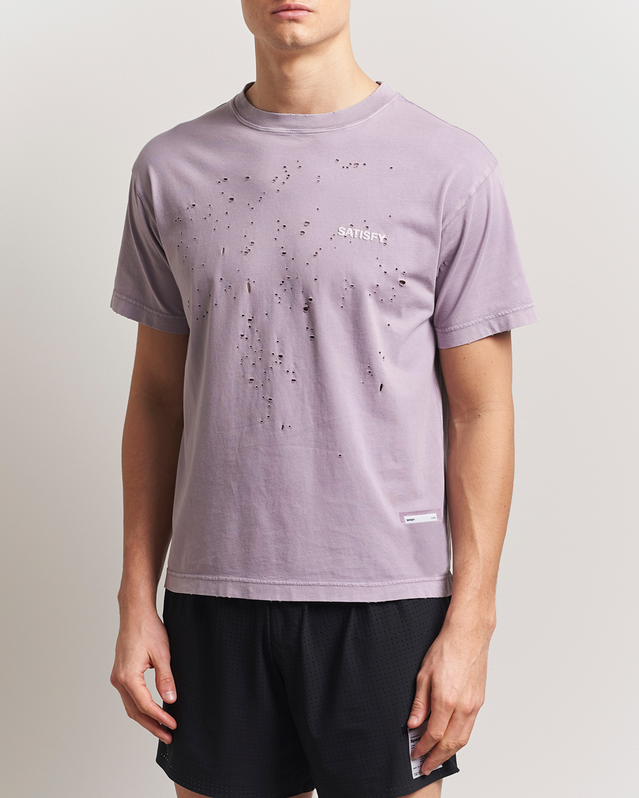 Heren | T-shirts | Satisfy | MothTech T-Shirt Aged Purple Sage
