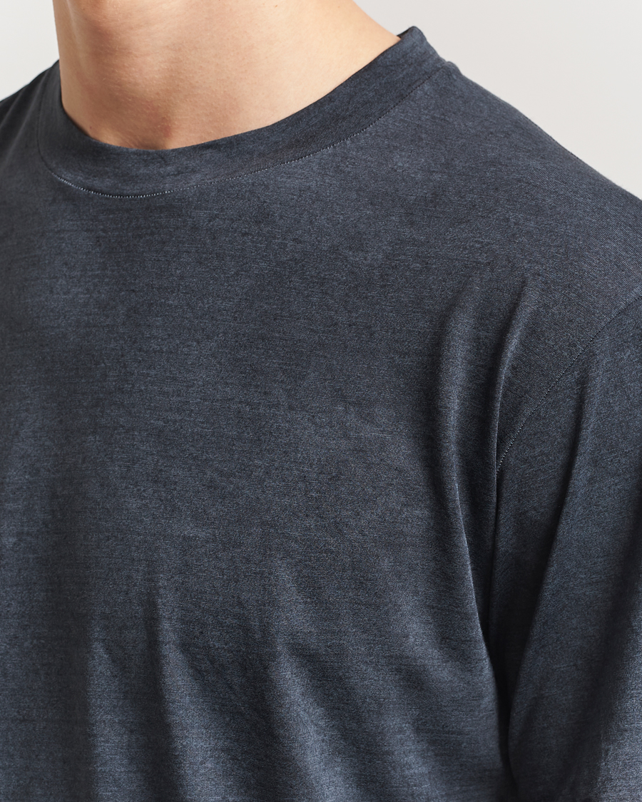 Heren | T-shirts | Satisfy | CloudMerino Cordura T-Shirt Sun Bleached Black