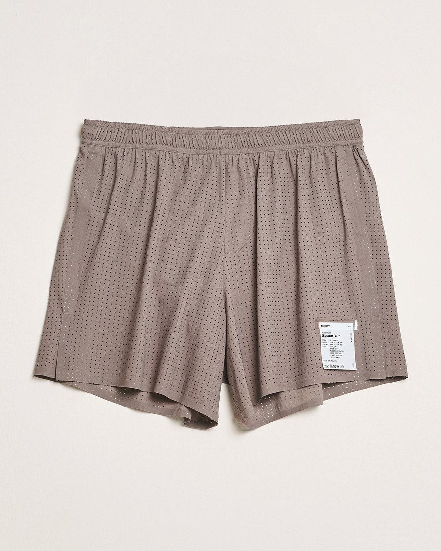 Heren | Korte broek | Satisfy | Space-O 5 Inch Shorts Taupe