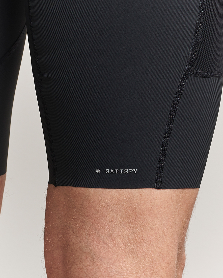 Heren | Korte broek | Satisfy | PowerSilk 9 Half Tights Black