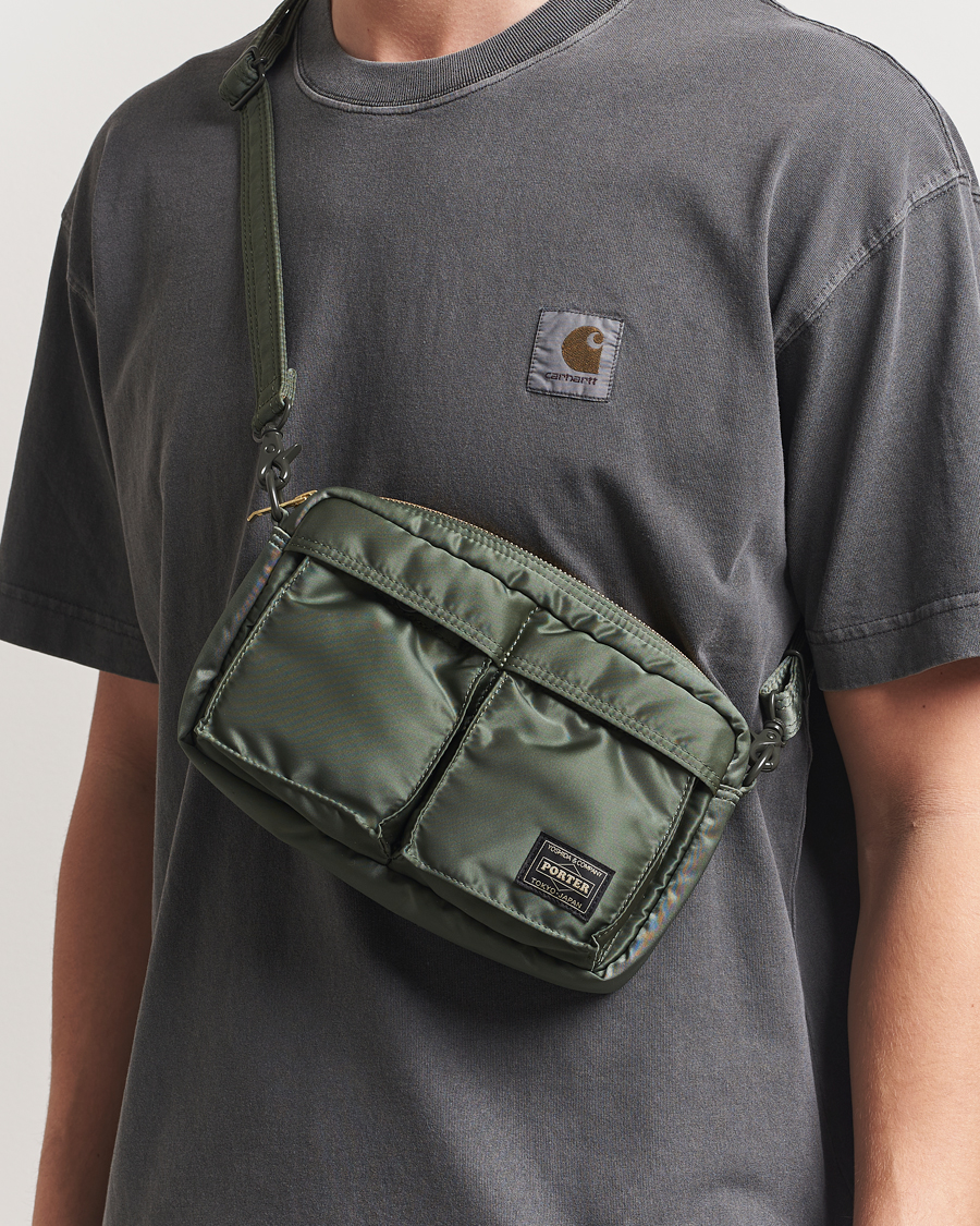 Heren | Tassen | Porter-Yoshida & Co. | New Tanker Sling Bag Sage Green