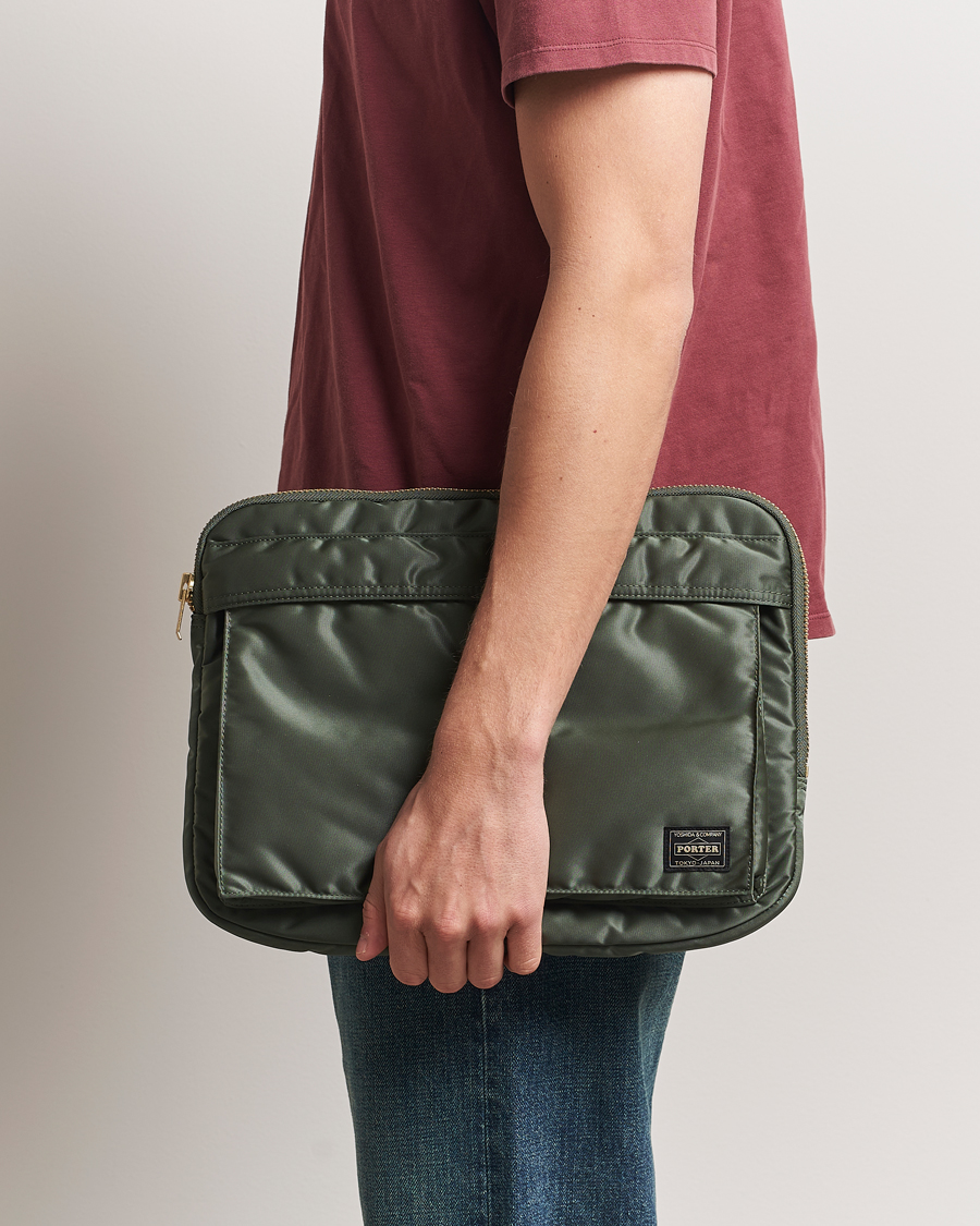 Heren | Tassen | Porter-Yoshida & Co. | New Tanker Document Case Sage Green