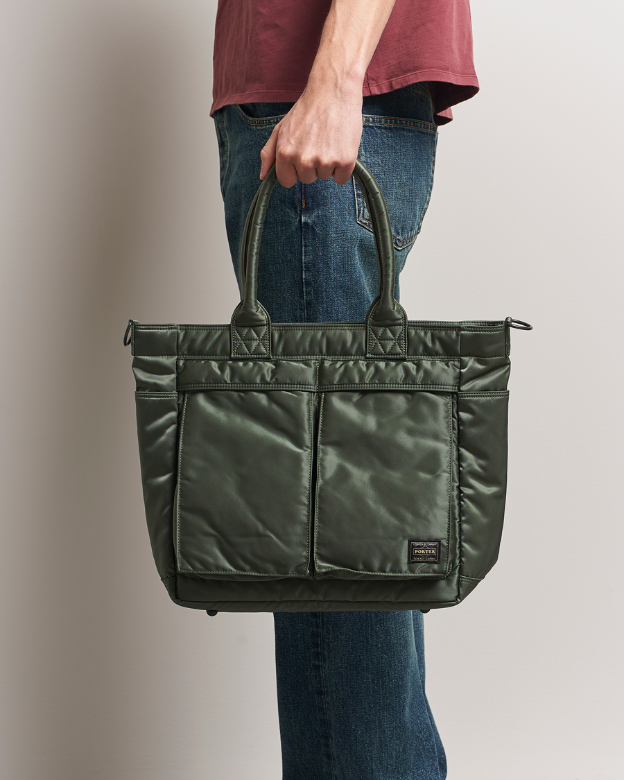 Heren | Tassen | Porter-Yoshida & Co. | Tanker Tote Bag Sage Green