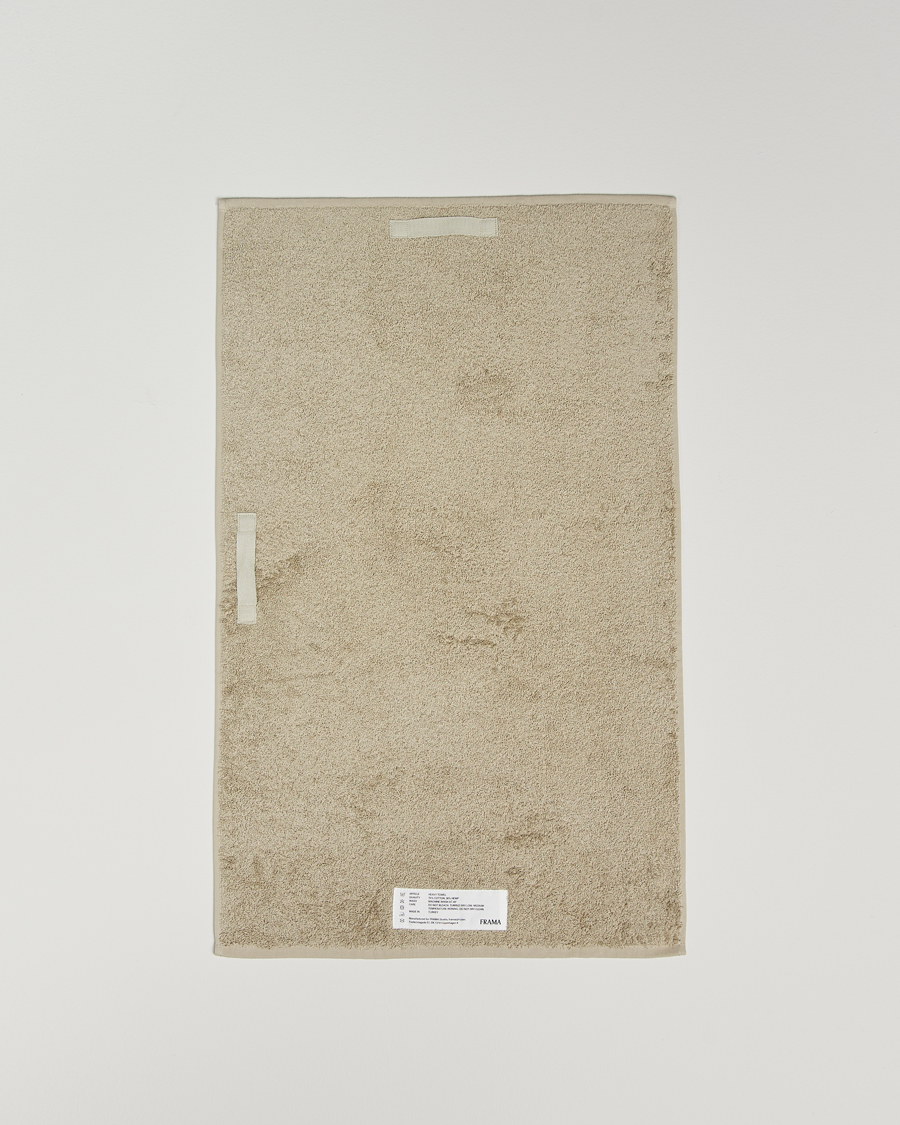 Heren | Stoffen | Frama | Heavy Hand Towel 50x80cm Sage Green