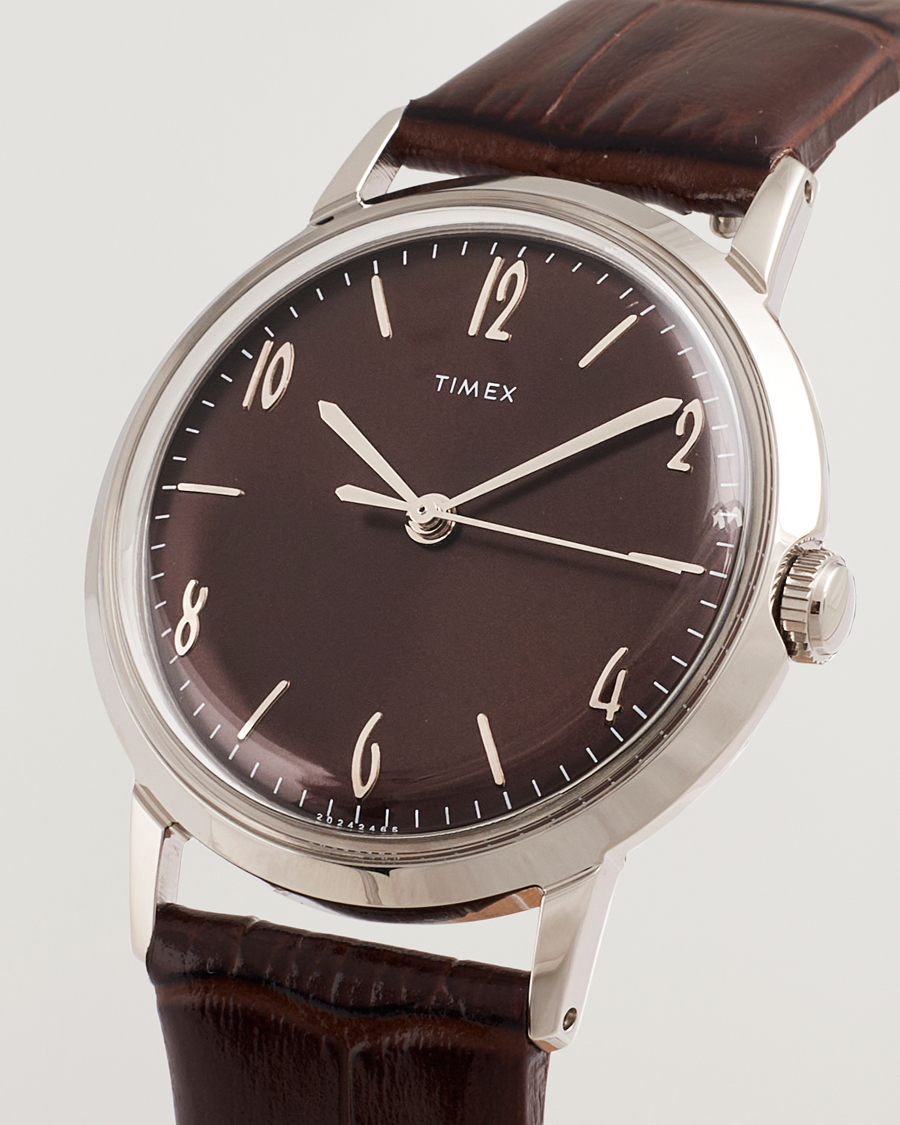 Heren | Timex Marlin Handwind 34mm Chocolate Brown Dial | Timex | Marlin Handwind 34mm Chocolate Brown Dial