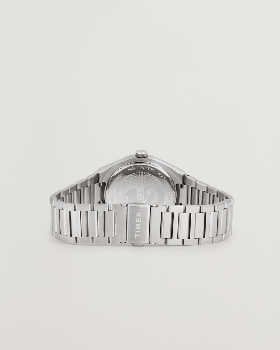 Heren | Timex Q Timex Continental GMT Stainless Steel 39mm Black Dial | Timex | Q Continental GMT Stainless Steel 39mm Black Dial