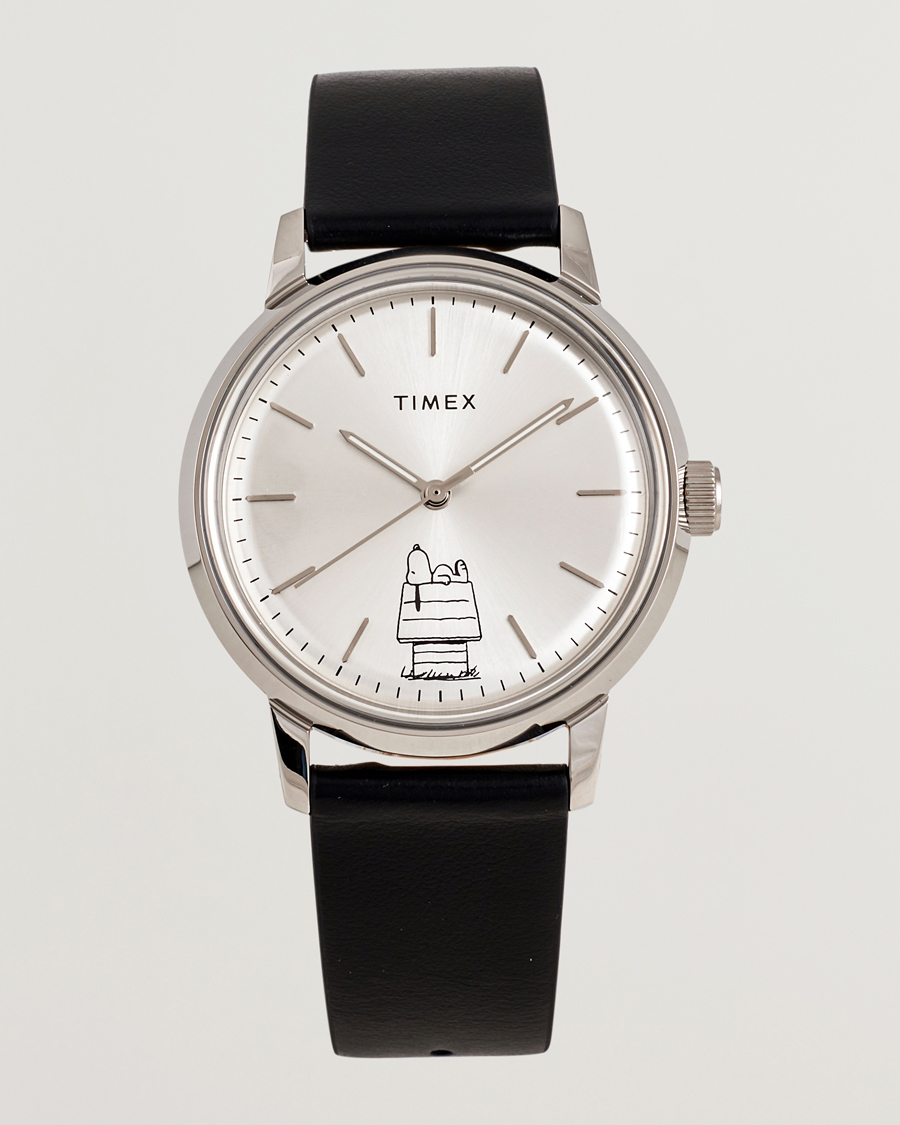 Heren | Timex Timex X Peanuts Automatic Snoopy 40mm Silver Dial | Timex | X Peanuts Automatic Snoopy 40mm Silver Dial
