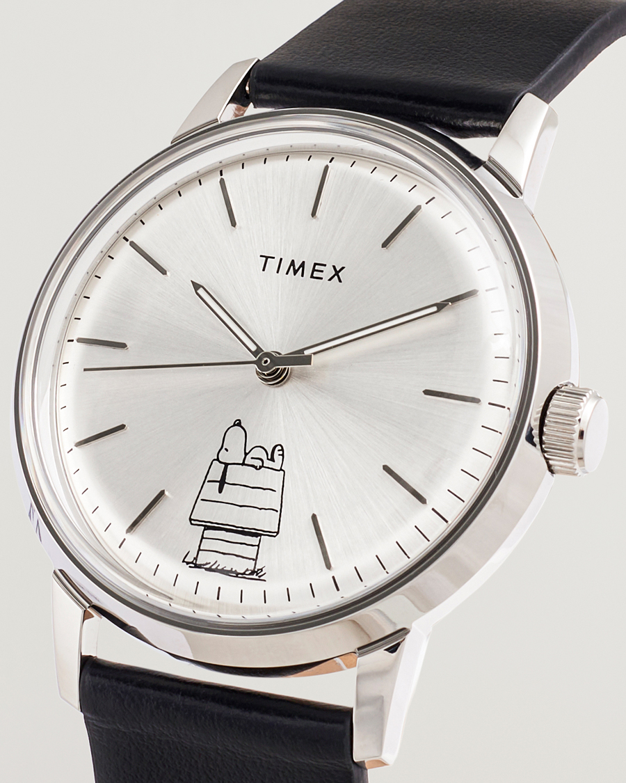 Heren | Timex Timex X Peanuts Automatic Snoopy 40mm Silver Dial | Timex | X Peanuts Automatic Snoopy 40mm Silver Dial