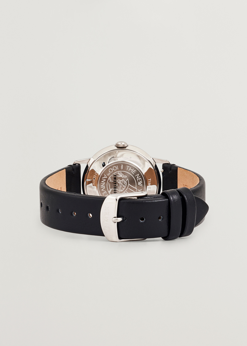 Heren | Timex Timex X New Yorker Marlin Hand Wind 34mm White Dial | Timex | X New Yorker Marlin Hand Wind 34mm White Dial
