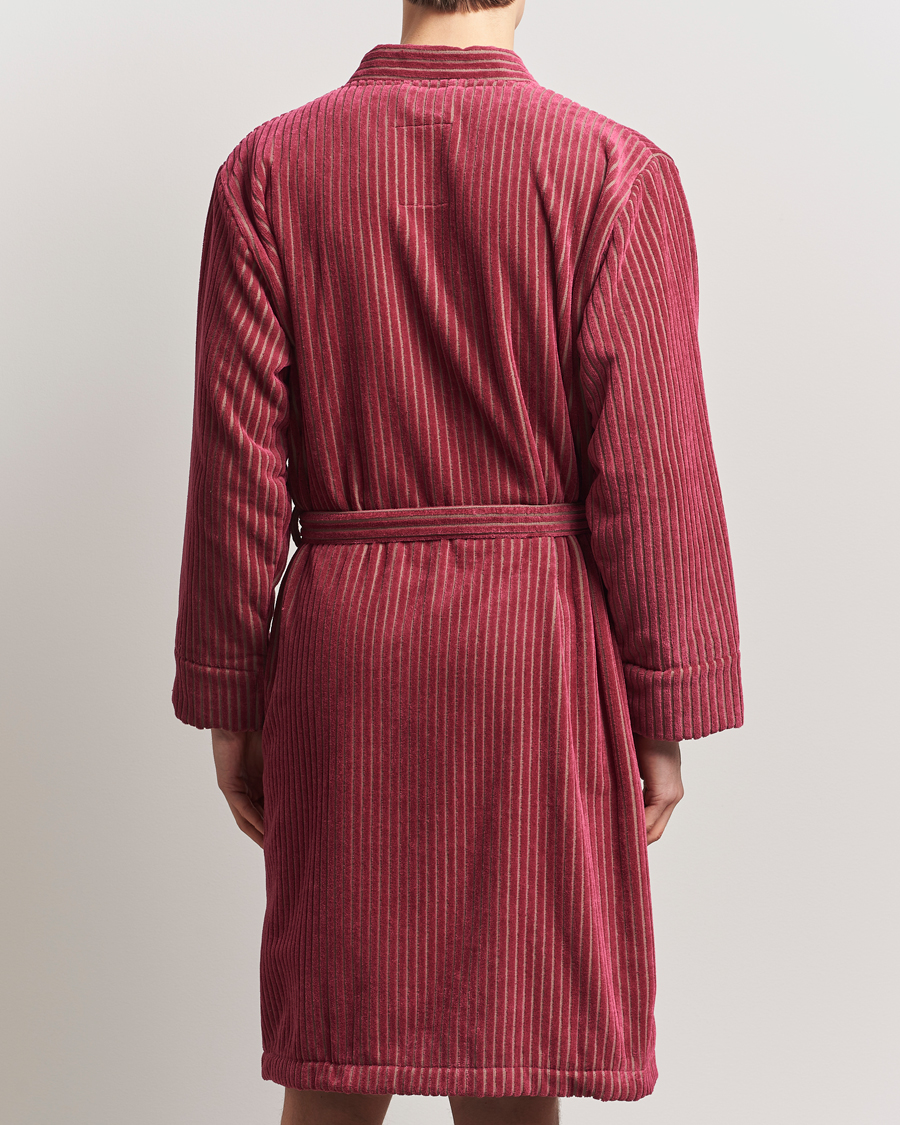 Heren | OAS Striped Velour Robe Botanico | OAS | Striped Velour Robe Botanico
