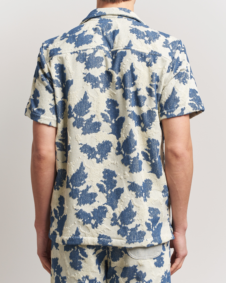 Heren | Overhemden | OAS | Short Sleeve Cuba Terry Shirt Sail Contrast