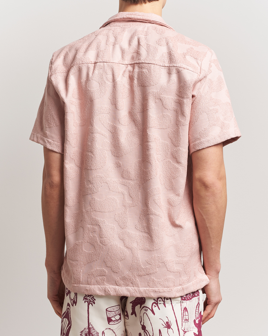 Heren | Overhemden | OAS | Short Sleeve Cuba Terry Shirt Blush Puzzlotec