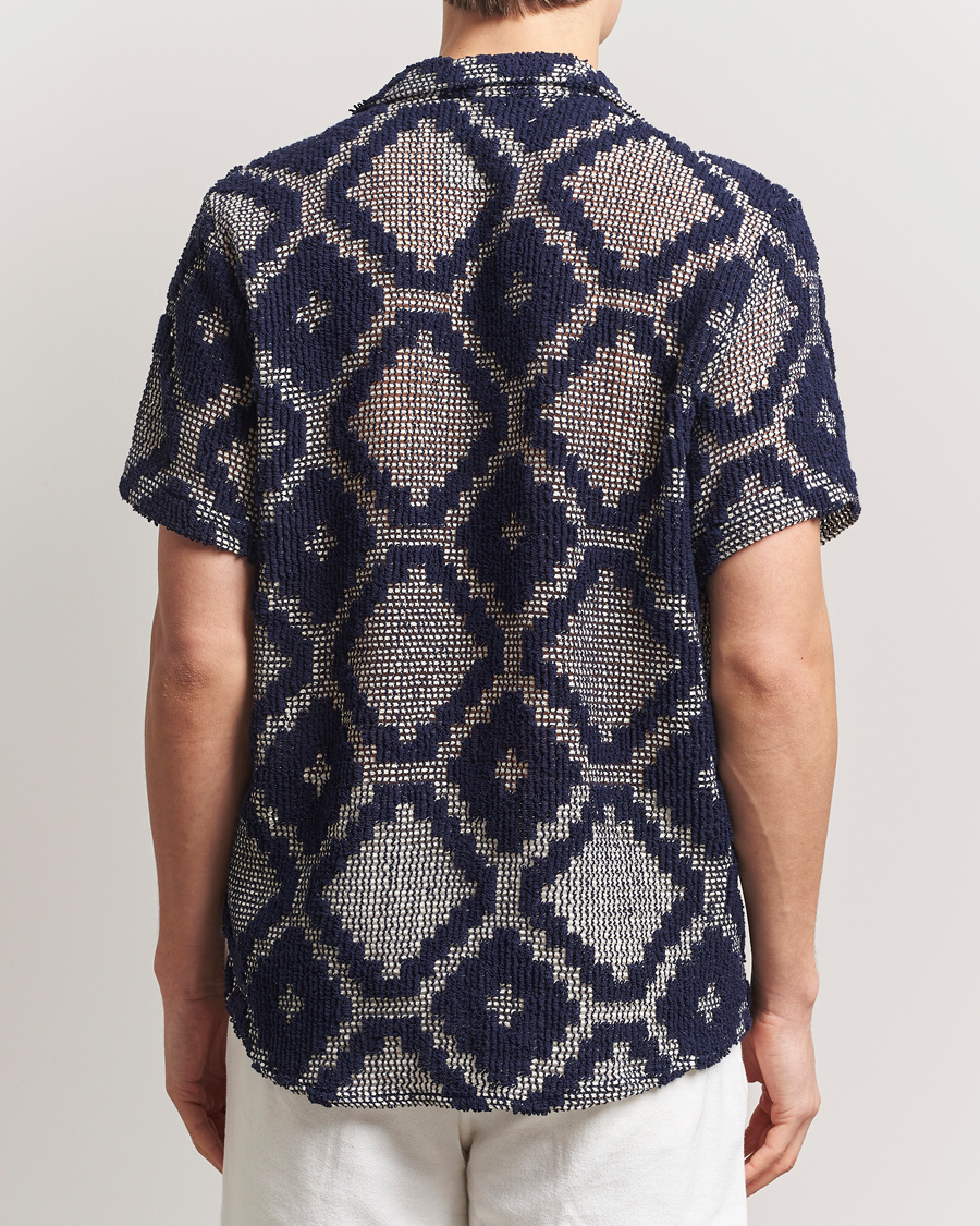 Heren | Overhemden | OAS | Cuba Crochet Shirt Trastevere