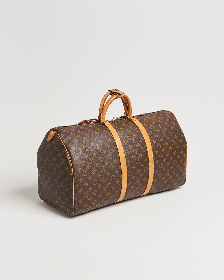 Heren | Louis Vuitton Pre-Owned Keepall 55 Monogram | Louis Vuitton Pre-Owned | Keepall 55 Monogram