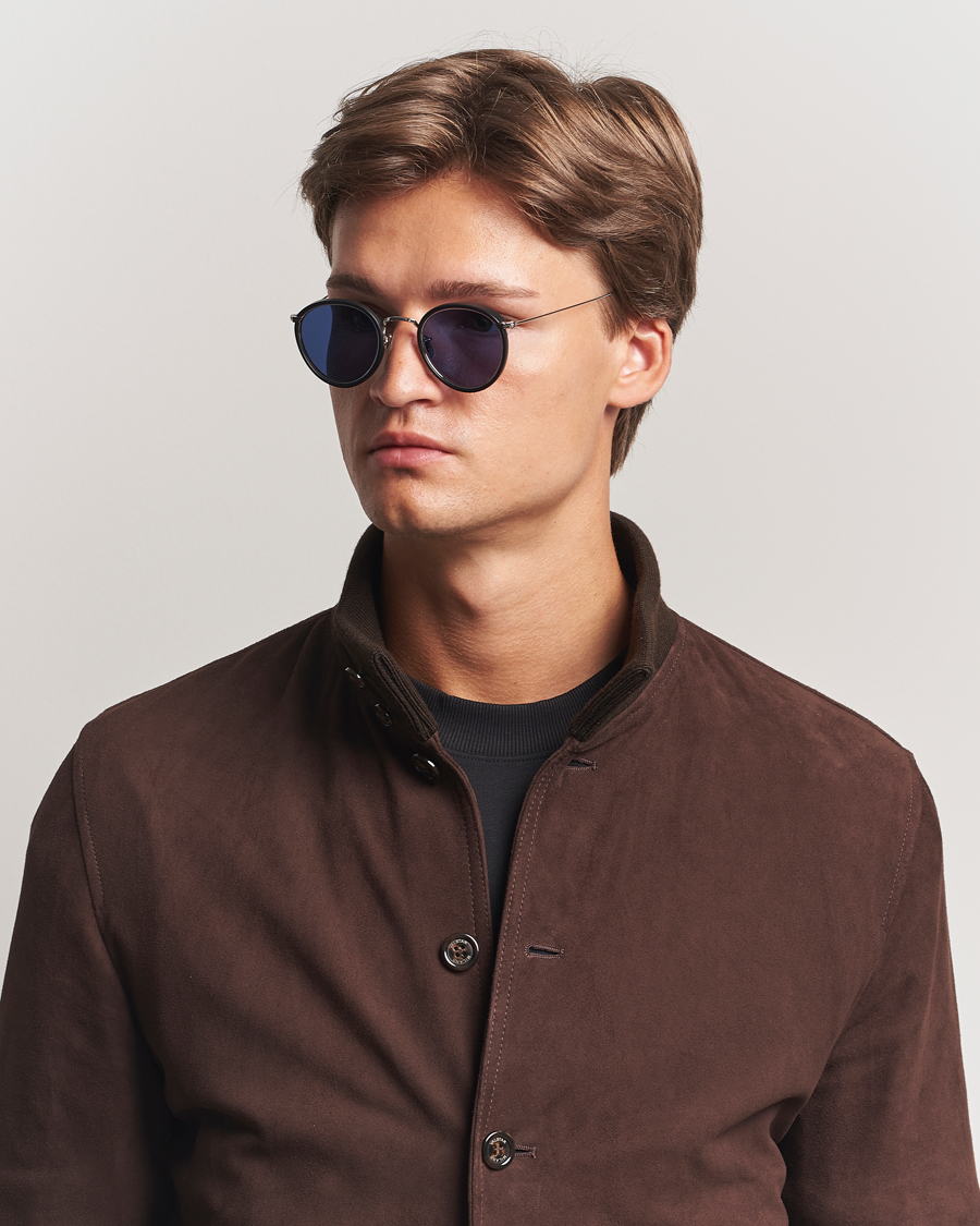 Heren | Zonnebrillen | EYEVAN 7285 | 717E Sunglasses Matte Black/Blue