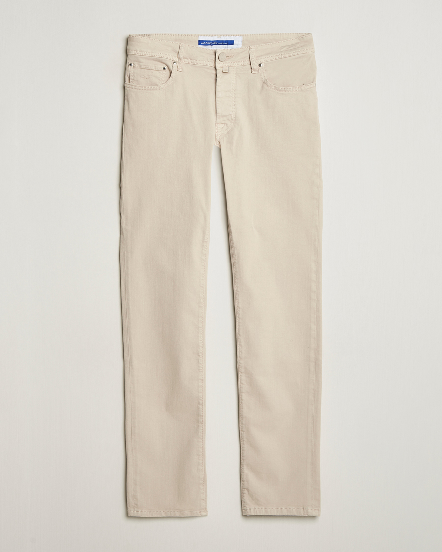Heren | Broeken | Jacob Cohën | Bard Slim Fit 5-Pocket Pants Almond