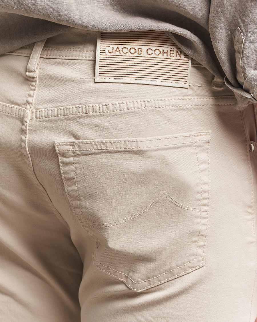 Heren | Broeken | Jacob Cohën | Bard Slim Fit 5-Pocket Pants Almond