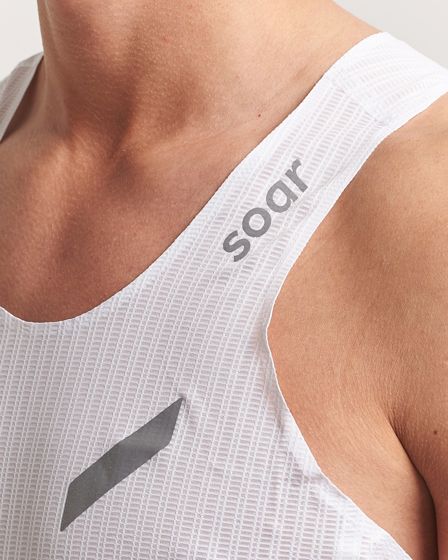 Heren | T-Shirts | SOAR Running | Race Vest White