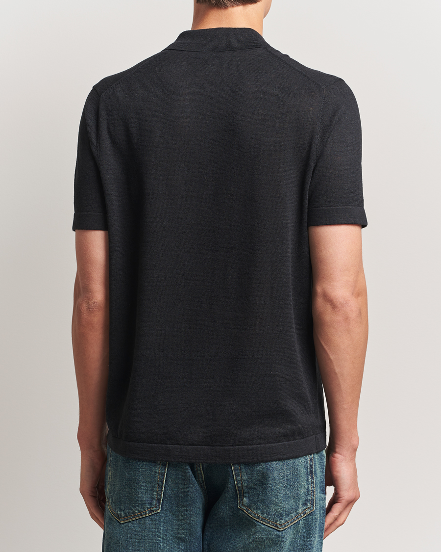 Heren | Polo's | LES DEUX | Emmanuel Knit Polo Black