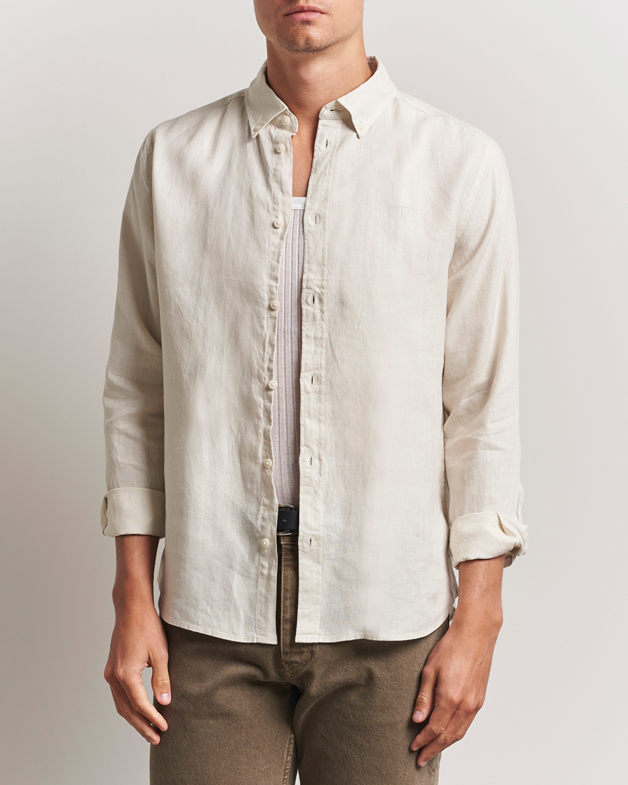 Heren | Overhemden | LES DEUX | Konrad Linen Shirt Ivory